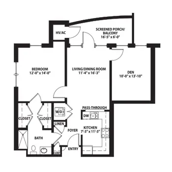 Floorplan of The Woodlands at Furman, Assisted Living, Nursing Home, Independent Living, CCRC, Greenville, SC 14