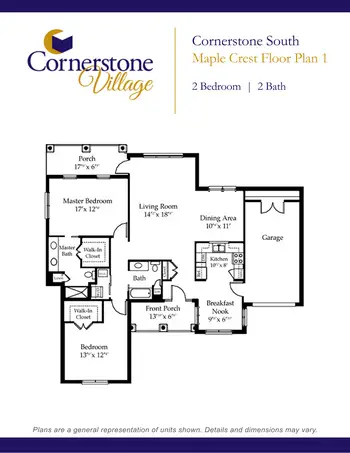 Floorplan of Cornerstone Village, Assisted Living, Nursing Home, Independent Living, CCRC, Johnson City, TN 3