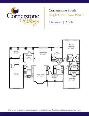 Floorplan of Cornerstone Village, Assisted Living, Nursing Home, Independent Living, CCRC, Johnson City, TN 4