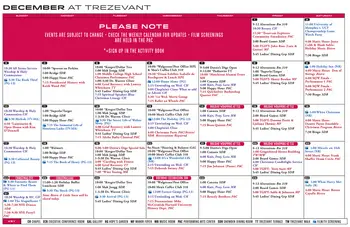 Activity Calendar of Trezevant Manor, Assisted Living, Nursing Home, Independent Living, CCRC, Memphis, TN 2