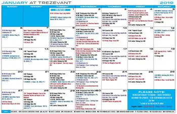 Activity Calendar of Trezevant Manor, Assisted Living, Nursing Home, Independent Living, CCRC, Memphis, TN 6