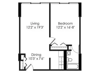 Floorplan of Trezevant Manor, Assisted Living, Nursing Home, Independent Living, CCRC, Memphis, TN 6