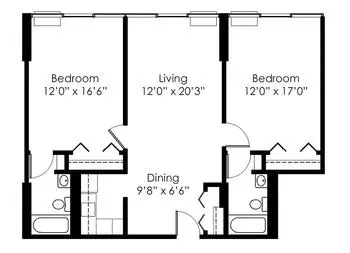 Floorplan of Trezevant Manor, Assisted Living, Nursing Home, Independent Living, CCRC, Memphis, TN 10