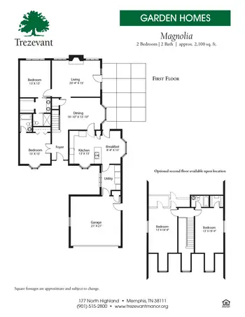 Floorplan of Trezevant Manor, Assisted Living, Nursing Home, Independent Living, CCRC, Memphis, TN 19
