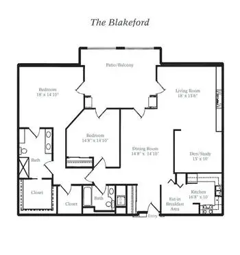 Floorplan of Blakeford, Assisted Living, Nursing Home, Independent Living, CCRC, Nashville, TN 3