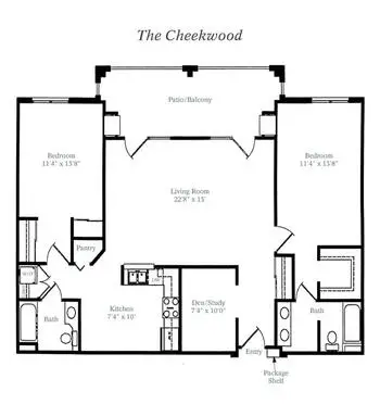 Floorplan of Blakeford, Assisted Living, Nursing Home, Independent Living, CCRC, Nashville, TN 7