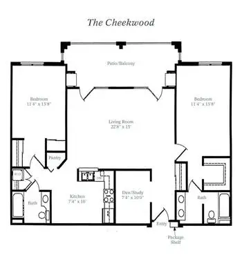 Floorplan of Blakeford, Assisted Living, Nursing Home, Independent Living, CCRC, Nashville, TN 10