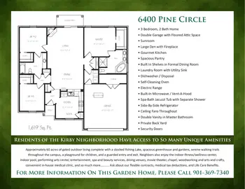 Floorplan of Kirby Pines, Assisted Living, Nursing Home, Independent Living, CCRC, Memphis, TN 14