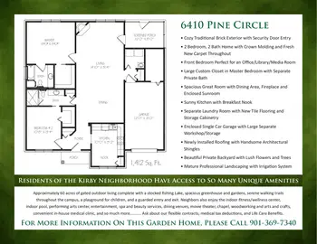 Floorplan of Kirby Pines, Assisted Living, Nursing Home, Independent Living, CCRC, Memphis, TN 18