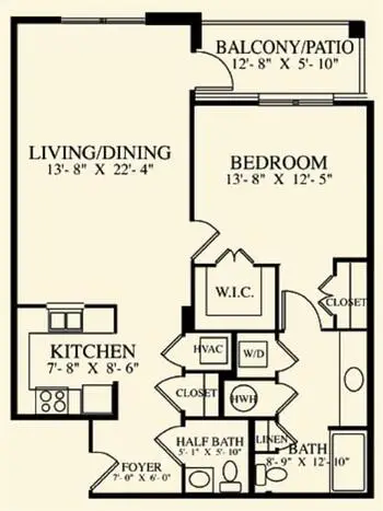 Floorplan of The Village at Germantown, Assisted Living, Nursing Home, Independent Living, CCRC, Germantown, TN 9