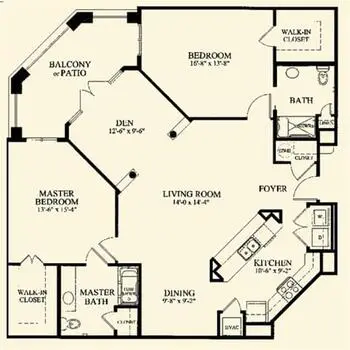 Floorplan of The Village at Germantown, Assisted Living, Nursing Home, Independent Living, CCRC, Germantown, TN 12
