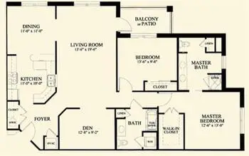 Floorplan of The Village at Germantown, Assisted Living, Nursing Home, Independent Living, CCRC, Germantown, TN 15