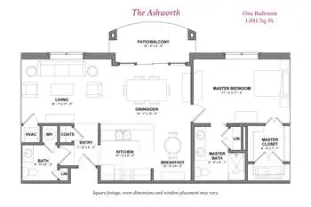 Floorplan of The Village at Germantown, Assisted Living, Nursing Home, Independent Living, CCRC, Germantown, TN 17