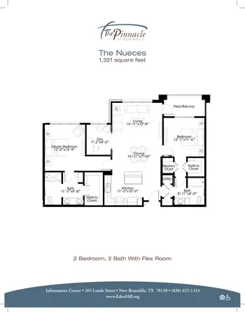 Floorplan of EdenHill, Assisted Living, Nursing Home, Independent Living, CCRC, New Braunfels, TX 8