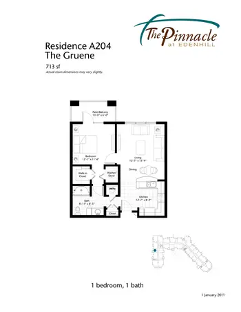 Floorplan of EdenHill, Assisted Living, Nursing Home, Independent Living, CCRC, New Braunfels, TX 18