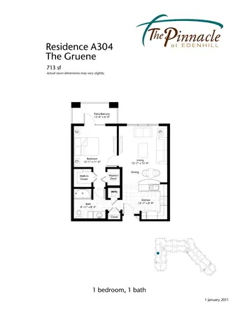 Floorplan of EdenHill, Assisted Living, Nursing Home, Independent Living, CCRC, New Braunfels, TX 20