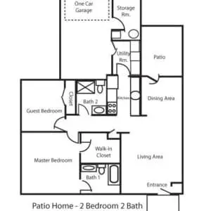 Floorplan of John Knox Village, Assisted Living, Nursing Home, Independent Living, CCRC, Weslaco, TX 1