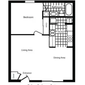 Floorplan of John Knox Village, Assisted Living, Nursing Home, Independent Living, CCRC, Weslaco, TX 8