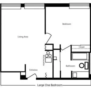 Floorplan of John Knox Village, Assisted Living, Nursing Home, Independent Living, CCRC, Weslaco, TX 10