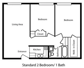 Floorplan of John Knox Village, Assisted Living, Nursing Home, Independent Living, CCRC, Weslaco, TX 14