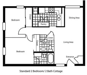 Floorplan of John Knox Village, Assisted Living, Nursing Home, Independent Living, CCRC, Weslaco, TX 16