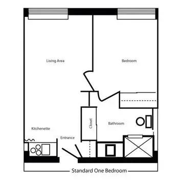 Floorplan of John Knox Village, Assisted Living, Nursing Home, Independent Living, CCRC, Weslaco, TX 18