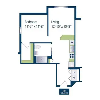 Floorplan of Juliette Fowler Communities, Assisted Living, Nursing Home, Independent Living, CCRC, Dallas, TX 19