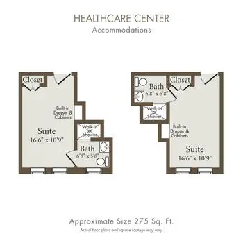 Floorplan of Holly Hall, Assisted Living, Nursing Home, Independent Living, CCRC, Houston, TX 2