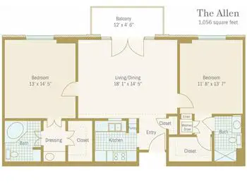 Floorplan of University Place, Assisted Living, Nursing Home, Independent Living, CCRC, Houston, TX 1