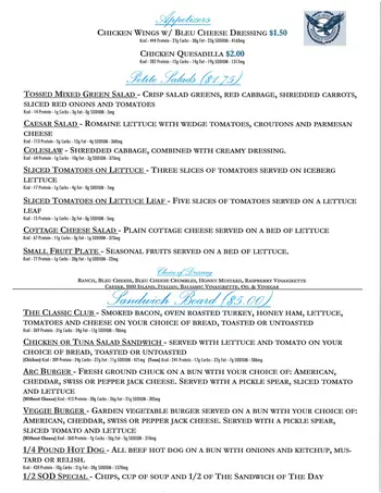 Dining menu of Army Residence Community, Assisted Living, Nursing Home, Independent Living, CCRC, San Antonio, TX 2