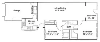 Floorplan of Army Residence Community, Assisted Living, Nursing Home, Independent Living, CCRC, San Antonio, TX 11