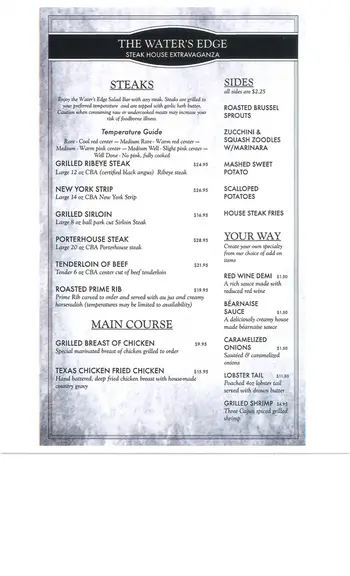 Dining menu of Army Residence Community, Assisted Living, Nursing Home, Independent Living, CCRC, San Antonio, TX 8