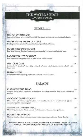 Dining menu of Army Residence Community, Assisted Living, Nursing Home, Independent Living, CCRC, San Antonio, TX 10