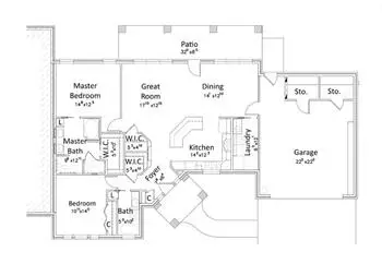 Floorplan of Army Residence Community, Assisted Living, Nursing Home, Independent Living, CCRC, San Antonio, TX 17