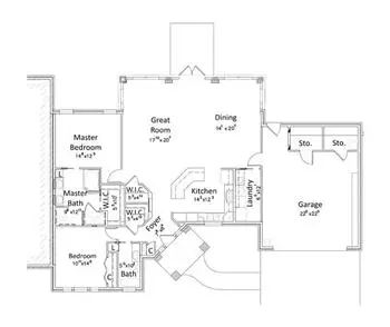 Floorplan of Army Residence Community, Assisted Living, Nursing Home, Independent Living, CCRC, San Antonio, TX 19