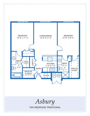 Floorplan of C.C. Young, Assisted Living, Nursing Home, Independent Living, CCRC, Dallas, TX 5