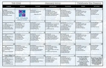 Activity Calendar of C.C. Young, Assisted Living, Nursing Home, Independent Living, CCRC, Dallas, TX 5