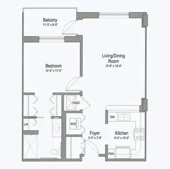 Floorplan of C.C. Young, Assisted Living, Nursing Home, Independent Living, CCRC, Dallas, TX 2