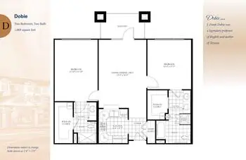 Floorplan of Longhorn Village, Assisted Living, Nursing Home, Independent Living, CCRC, Austin, TX 8