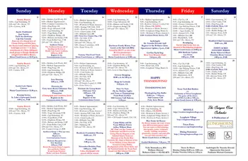 Activity Calendar of Longhorn Village, Assisted Living, Nursing Home, Independent Living, CCRC, Austin, TX 4
