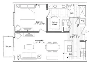 Floorplan of Summit Vista, Assisted Living, Nursing Home, Independent Living, CCRC, Taylorsville, UT 6