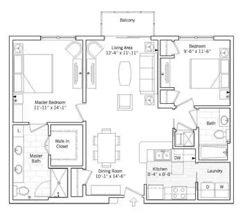 Floorplan of Summit Vista, Assisted Living, Nursing Home, Independent Living, CCRC, Taylorsville, UT 7