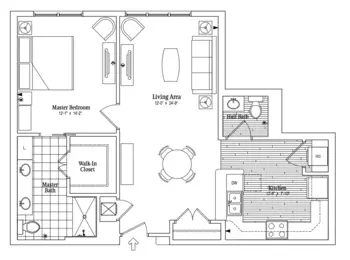 Floorplan of Summit Vista, Assisted Living, Nursing Home, Independent Living, CCRC, Taylorsville, UT 9