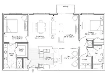 Floorplan of Summit Vista, Assisted Living, Nursing Home, Independent Living, CCRC, Taylorsville, UT 13