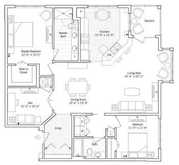 Floorplan of Summit Vista, Assisted Living, Nursing Home, Independent Living, CCRC, Taylorsville, UT 14
