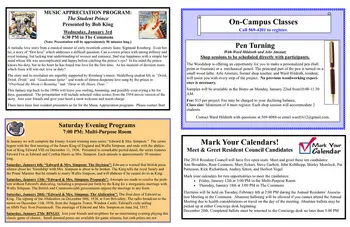 Activity Calendar of Covenant Woods, Assisted Living, Nursing Home, Independent Living, CCRC, Mechanicsville, VA 8