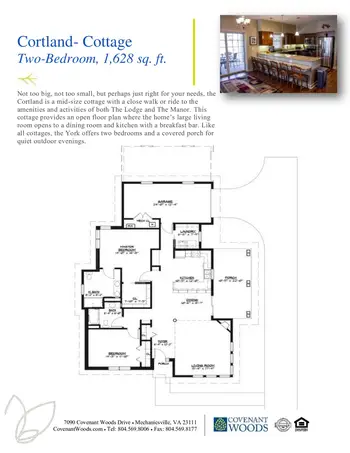 Floorplan of Covenant Woods, Assisted Living, Nursing Home, Independent Living, CCRC, Mechanicsville, VA 15