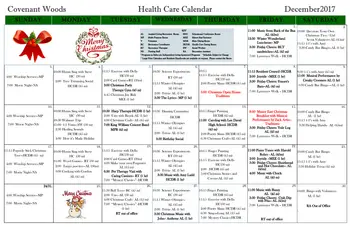 Activity Calendar of Covenant Woods, Assisted Living, Nursing Home, Independent Living, CCRC, Mechanicsville, VA 15