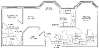 Floorplan of Lucy Corr, Assisted Living, Nursing Home, Independent Living, CCRC, Chesterfield, VA 7