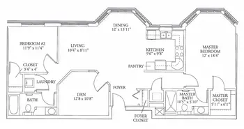 Floorplan of Lucy Corr, Assisted Living, Nursing Home, Independent Living, CCRC, Chesterfield, VA 8